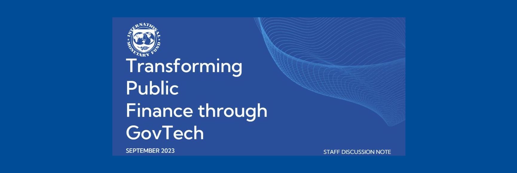 Transforming Public Finance through GovTech