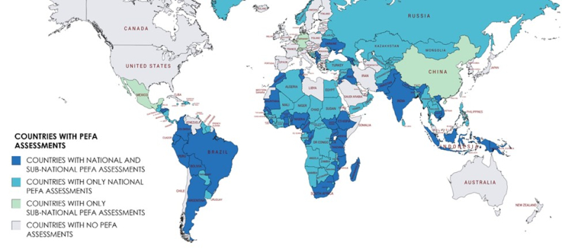 Countries with pefa assessment