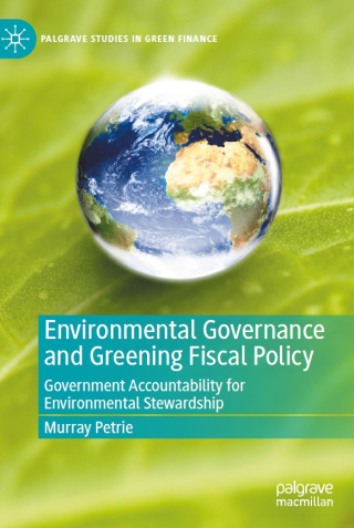 Book cover on environmental governance and green fiscal policy