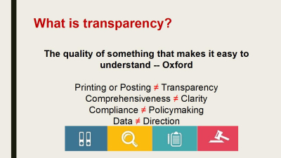 What is transparency